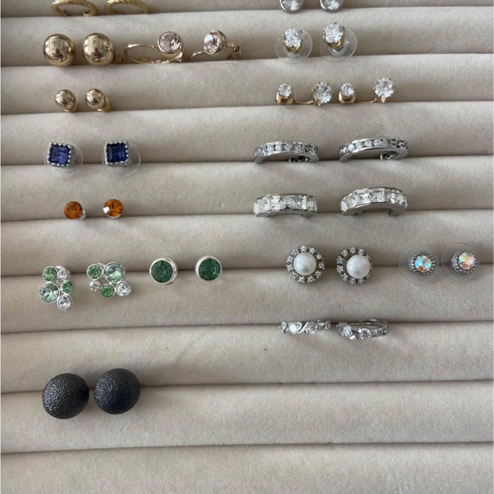 Variety of costume jewelry